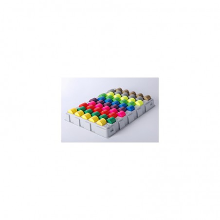 CombiCraft – Casier De Rangement Plastique Noir Pour 500 Jetons – Compatible Avec Jetons De 23 à 29 Mm – Léger Et Empilable